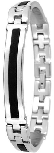 Neu Edelstahlarmband 20cm Herrenarmband aus Edelstahl silber Männer Armband