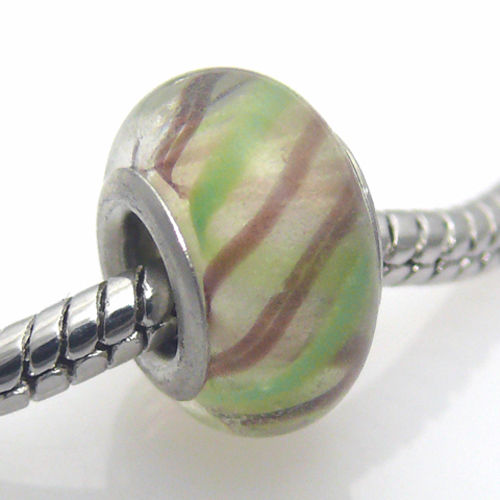 Glasperle Glas Bead pastellfarben Beads zum Sammeln für Armbänder -263
