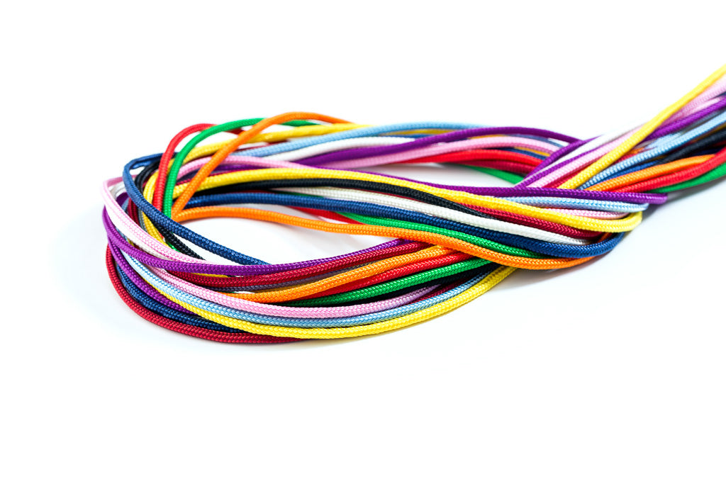 GRIFFIN geflochtene Nylonschnur Ø 2mm weiß Spule 10m Schmuckband Faden Schnur-367