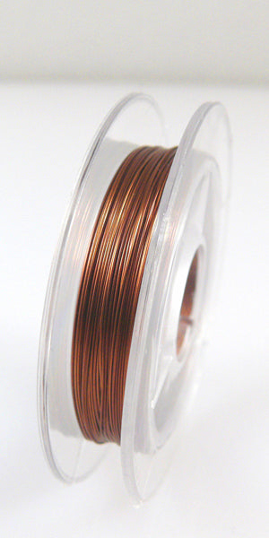 Kupferdraht 10m Spule braun Basteldraht 0,30mm Bindedraht Wickeldraht Schmuckdraht