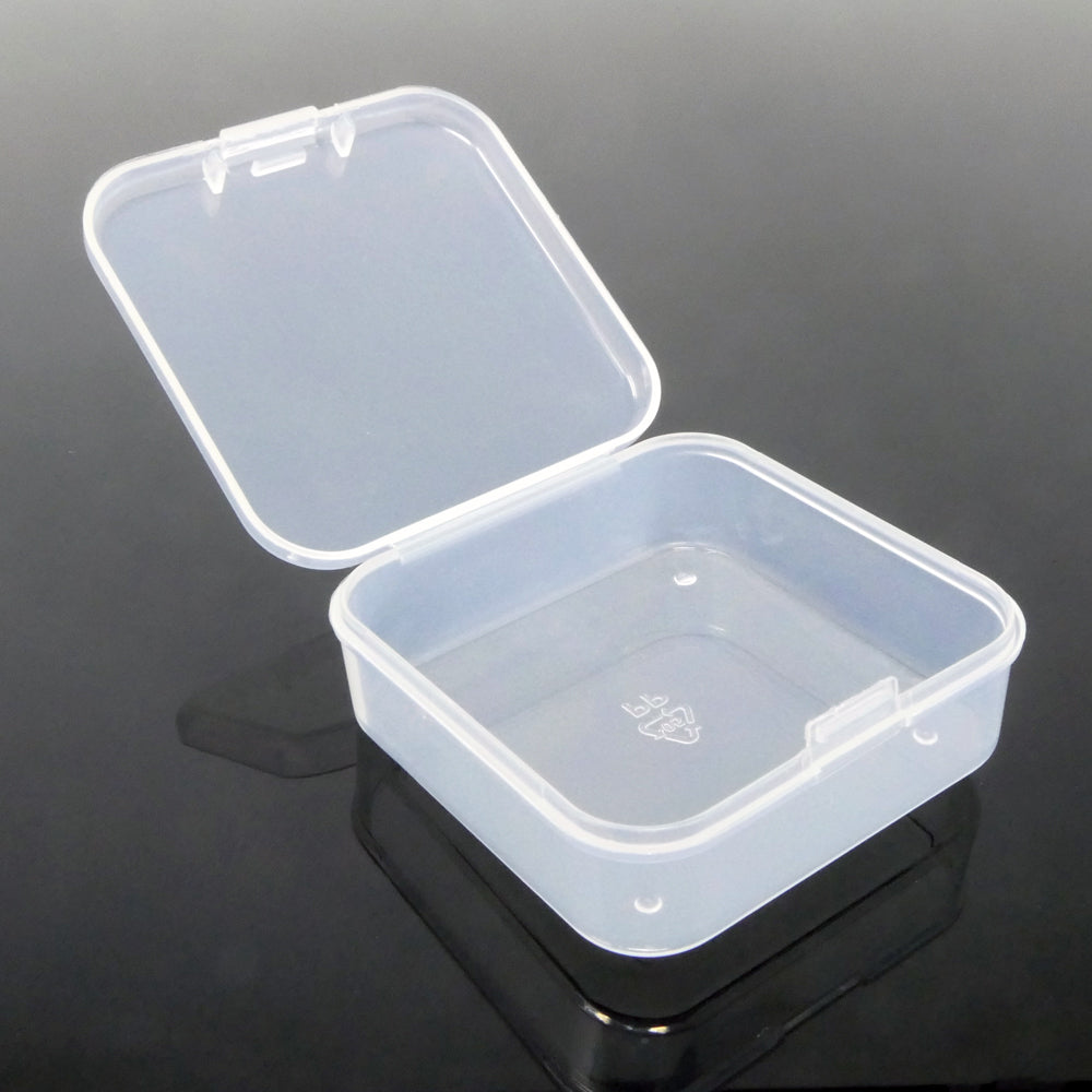 1x Perlenbox Perlendose 5x5cm Dose für Rocailles Box Perlen und Zubehör -3082