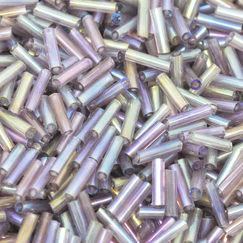 Rocailles-Stifte Mix 7mm Glas Röhrchen 550x Lila Lüster Perlen zum Basteln