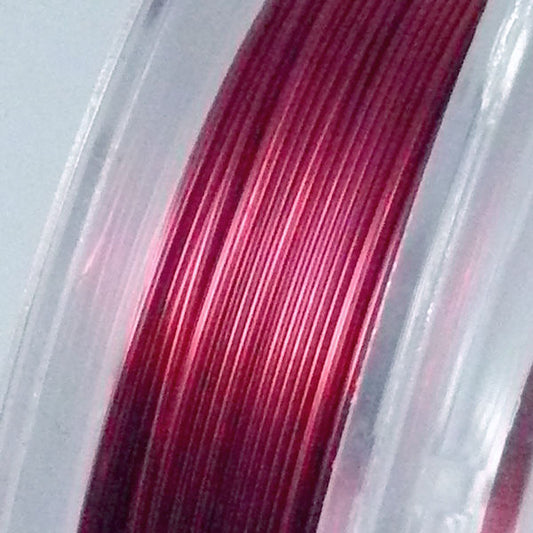 10m Spule Kupferdraht pink Draht 0,30mm Bindedraht Wickeldraht Schmuckdraht