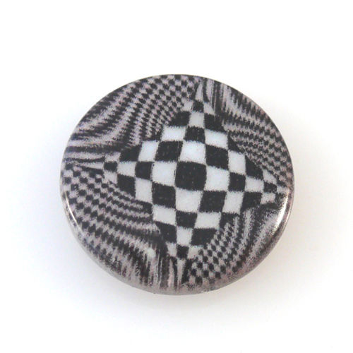 edle Perlmuttscheibe Muschelperle schwarz silber Perle 2cm Perlen zum Baseln-150