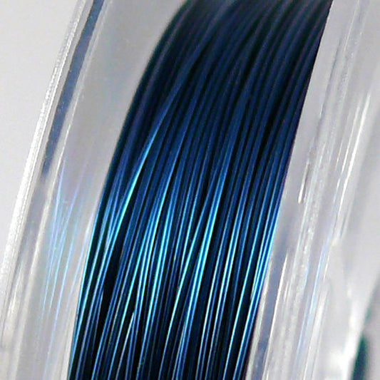 10m Spule Kupferdraht petrol Schmuckdraht 0,30mm Bindedraht Wickeldraht Draht