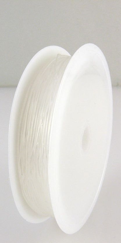 elastischer Nylonfaden Ø 0,8mm transparent 10m Nylonschnur Schnur Schmuckschnur  -1402
