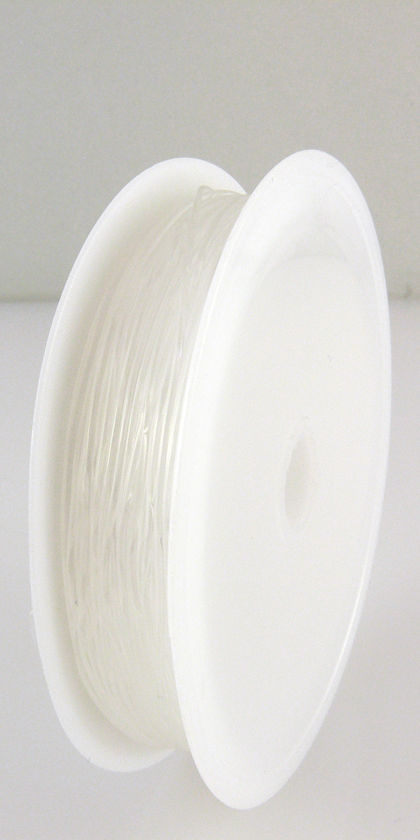 elastischer Nylonfaden Ø 0,8mm transparent 10m Nylonschnur Schnur Schmuckschnur  -1402