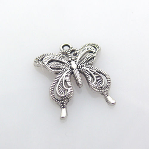 Metallanhänger Schmetterling Metall Anhänger 2,7cm-906