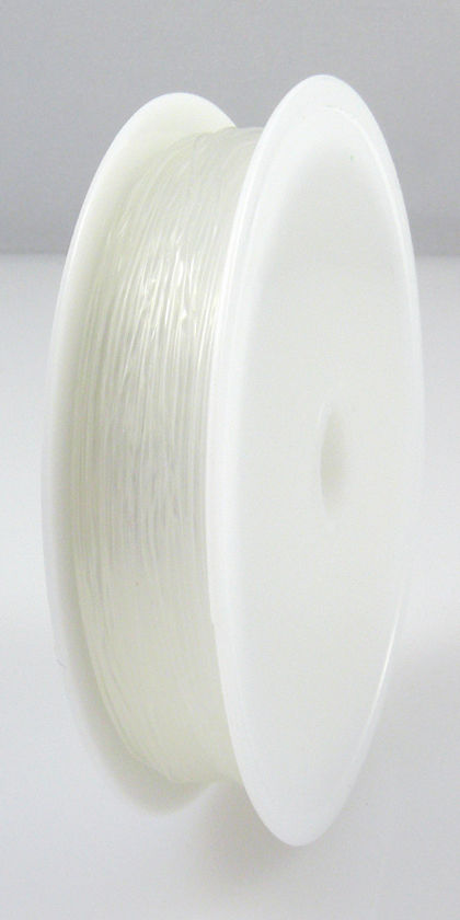 elastischer Nylonfaden Ø 0,7mm transparent 10m Faden Nylonschnur Gummiband -190