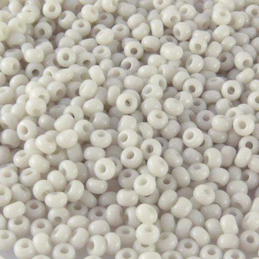 Rocailles Perlen Ecru 860 Stück Glasperlen 3mm mit Loch 0,9mm Häkelschmuck fädeln Größe 9/0