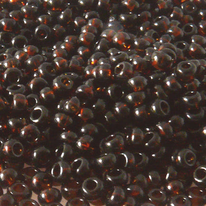 Rocailles Perlen Braun 1.200 Stück Glasperlen 2,4mm mit Loch 0,9mm Häkelschmuck fädeln Größe 9/0