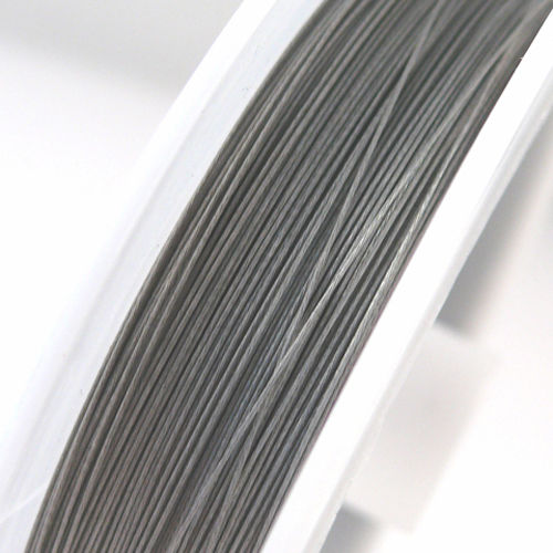 50m Schmuckdraht Ø 0,3mm Basteldraht silber Drahtschnur zum Basteln -821