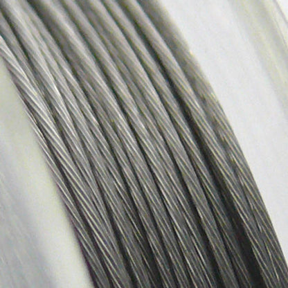 Schmuckdraht 10m Basteldraht altsilber 0,38mm Perlendraht zum Basteln -822