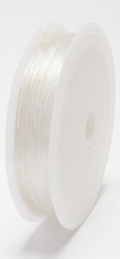 elastischer Nylonfaden Ø 1mm transparent 10m Nylonschnur Perlenfaden Schnur-216
