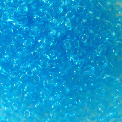 Rocailles Perlen Azurblau 860 Stück Glasperlen 3mm mit Loch 0,9mm Häkelschmuck fädeln Größe 9/0