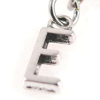 Charms Buchstabenanhänger E Anhänger für Bettelarmbänder Altsilber 3,5cm