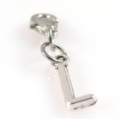 Charms Buchstabenanhänger L Anhänger für Bettelarmbänder Altsilber 3,5cm