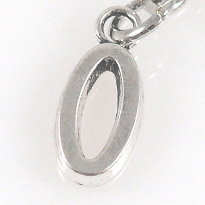 Charms Buchstabenanhänger O Anhänger für Bettelarmbänder Altsilber 3,5cm