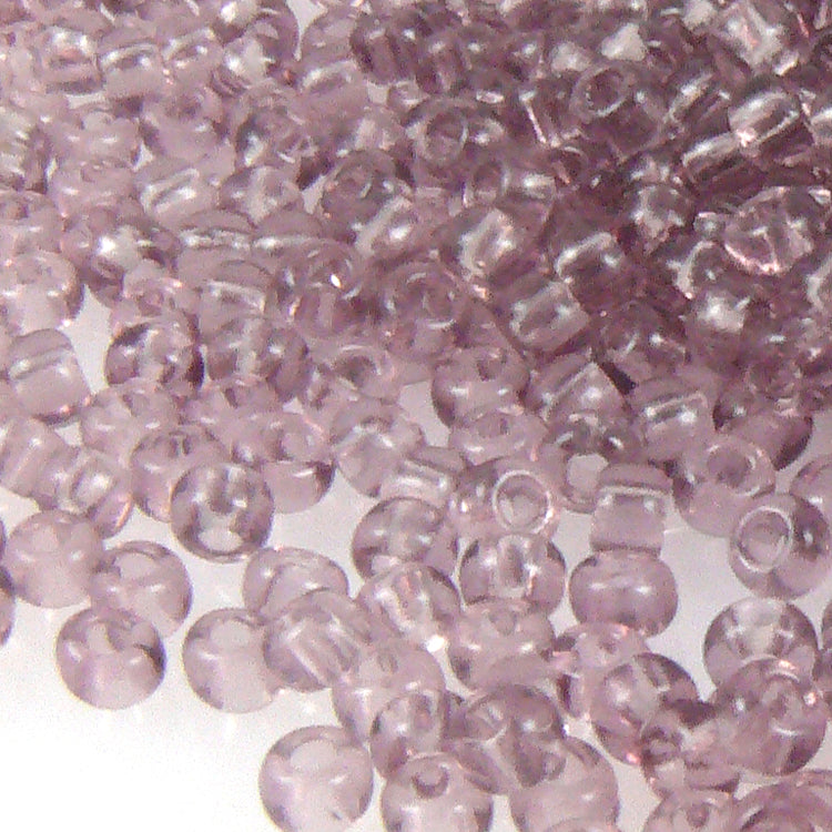 Rocailles Perlen Flieder 860 Stück Glasperlen 3mm mit Loch 0,9mm Häkelschmuck fädeln Größe 9/0