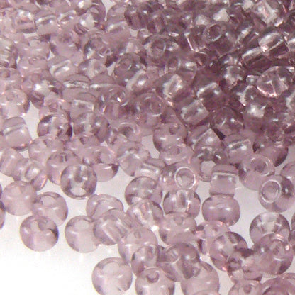 Rocailles Perlen Flieder 860 Stück Glasperlen 3mm mit Loch 0,9mm Häkelschmuck fädeln Größe 9/0