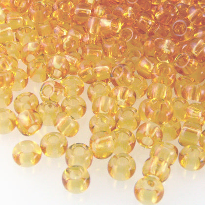 Rocailles Perlen Topas 860 Stück Glasperlen 3mm mit Loch 0,9mm Häkelschmuck fädeln Größe 9/0