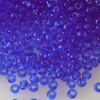 Rocailles Perlen Blau 860 Stück Glasperlen 3mm mit Loch 0,9mm Häkelschmuck fädeln Größe 9/0