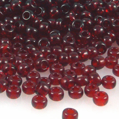 Rocailles Perlen Rot 860 Stück Glasperlen 3mm mit Loch 0,9mm Häkelschmuck fädeln Größe 9/0