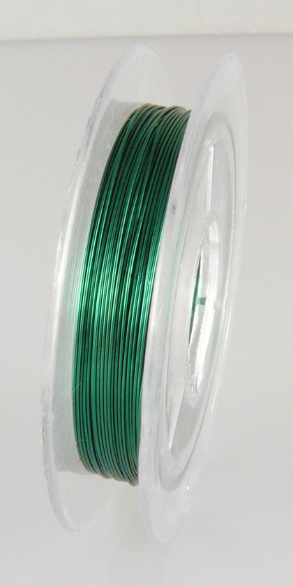 10m Spule Kupferdraht grün 0,30mm Bindedraht Wickeldraht Schmuckdraht Draht