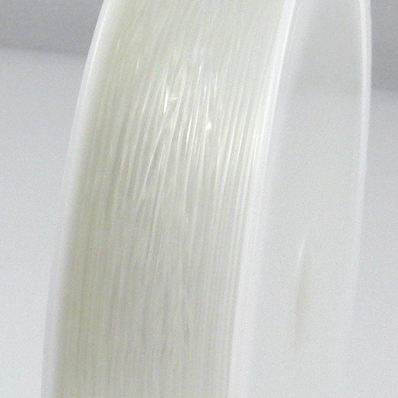 elastischer Nylonfaden Ø 0,7mm transparent 10m Faden Nylonschnur Gummiband -190