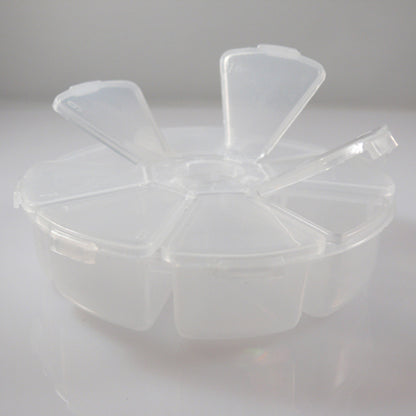 Sortierbox Perlenbox Sortierkasten 8 Fächer 10cm Box für Perlen und Rocailles -838