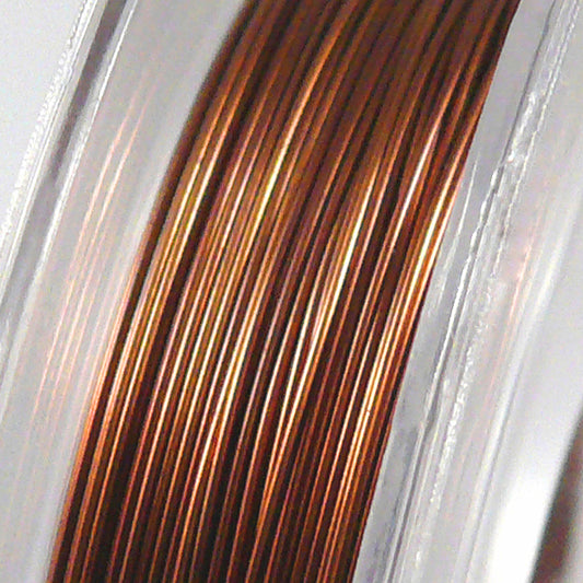 Kupferdraht 10m Spule braun Basteldraht 0,30mm Bindedraht Wickeldraht Schmuckdraht