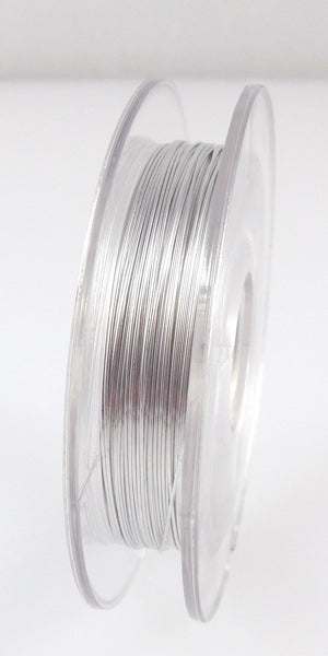 Kupferdraht 10m Spule silber Basteldraht 0,30mm Bindedraht Wickeldraht Schmuckdraht