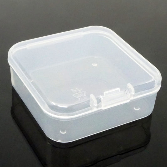 1x Perlenbox Perlendose 5x5cm Dose für Rocailles Box Perlen und Zubehör -3082
