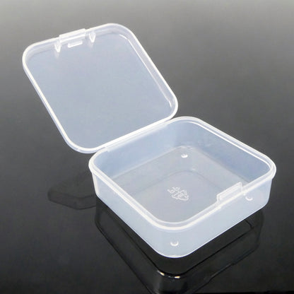 1x Perlenbox Perlendose 5x5cm Dose für Rocailles Box Perlen und Zubehör -3082
