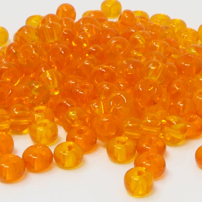 Rocailles Perlen 4mm Glasperlen Mix  5/0 orange Rocaillesperlen 170 St. Perlenmix -668